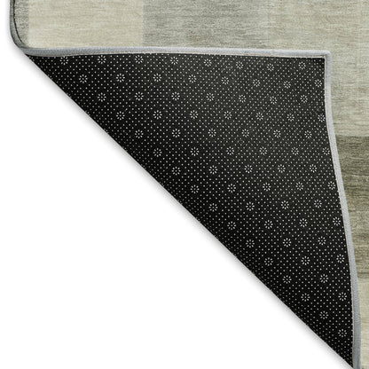 Machine Washable Indoor/Outdoor Pacifica Taupe 8' x 8' Round Rug