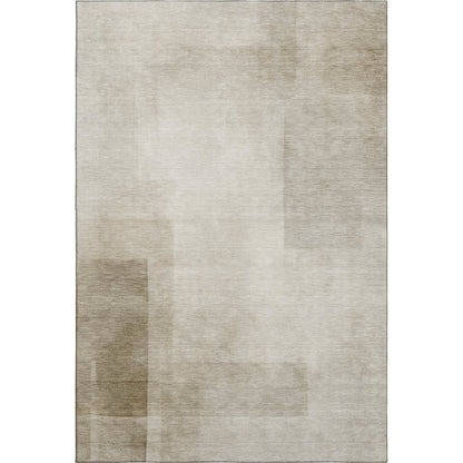 Machine Washable Indoor/Outdoor Pacifica Khaki 10' x 14' Rug