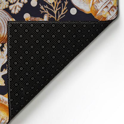 Indoor/Outdoor Seabreeze SZ6 Black Washable 8' x 10' Rug