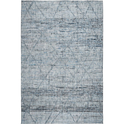 Luxury Washable Indoor/Outdoor Portico Blue 10' x 14' Rug