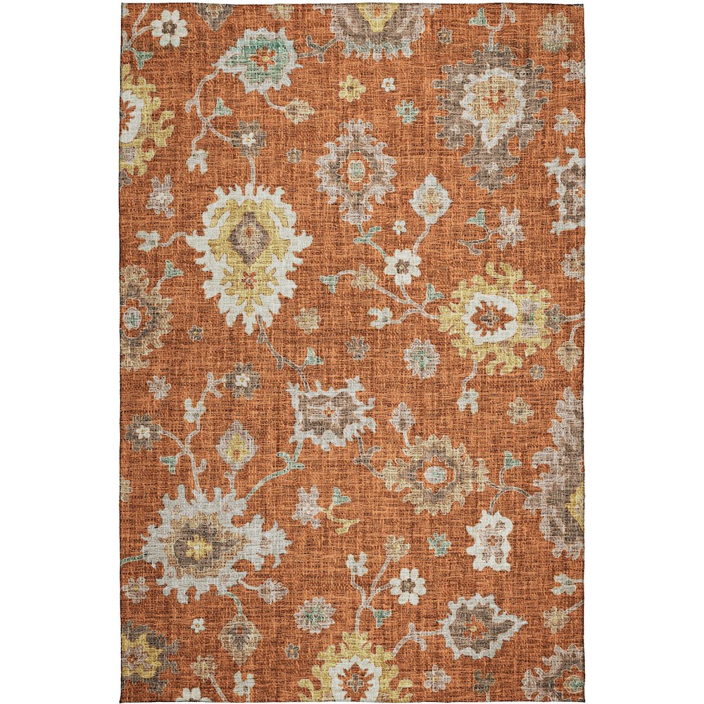 Luxury Washable Indoor/Outdoor Portico Paprika 10' x 14' Rug