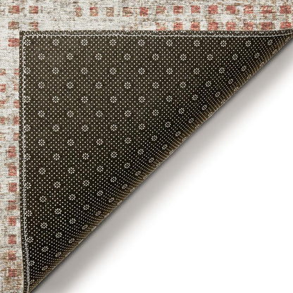 Eleanor Spice Contemporary Geometric 5' x 7'6" Area Rug Spice AER31