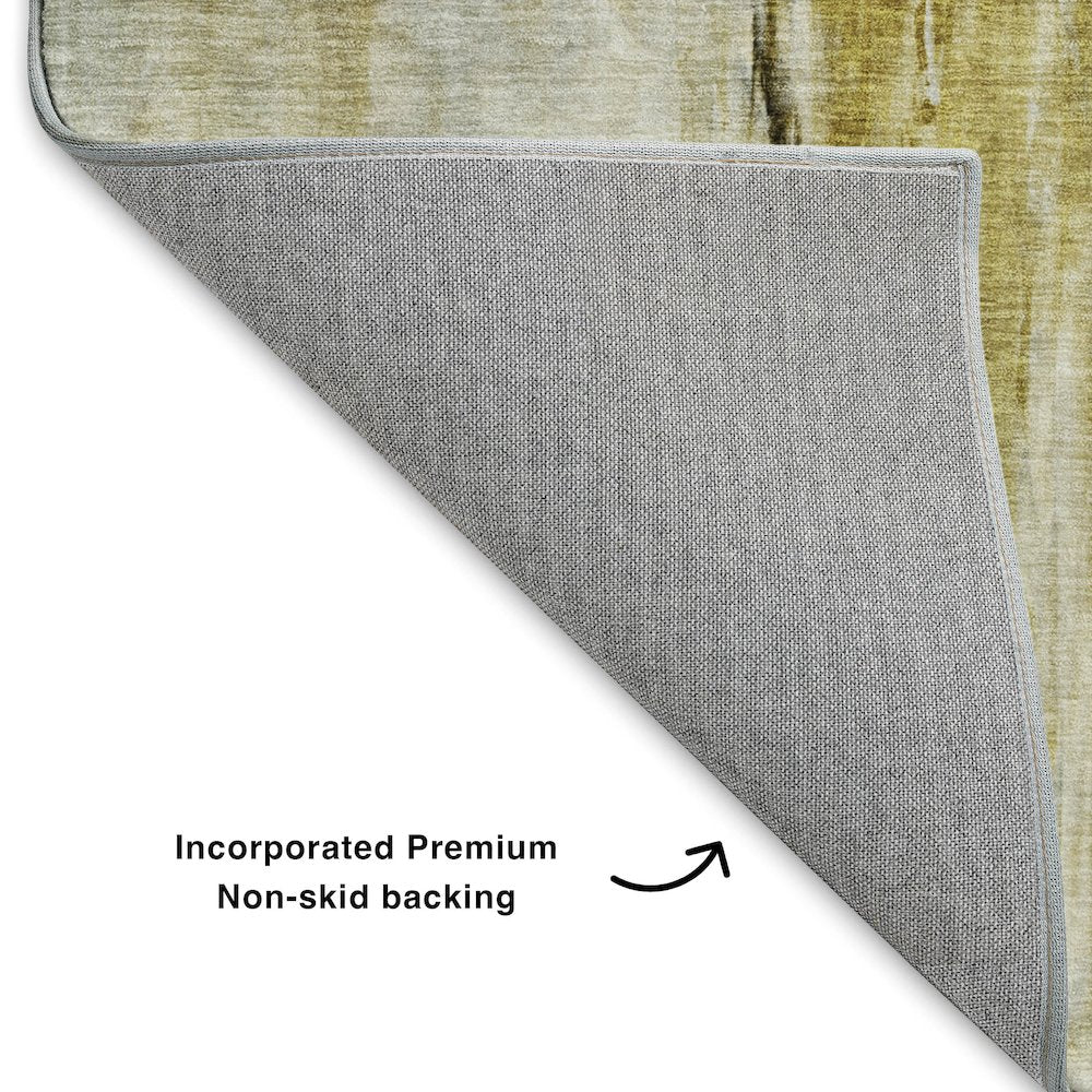 Luxury Washable Indoor/Outdoor Ravenna Taupe 8' x 8' Round Rug