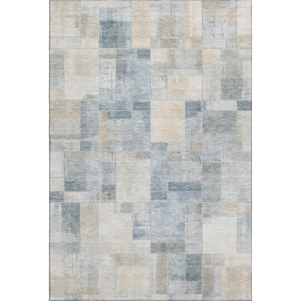 Luxury Washable Indoor/Outdoor Ravenna Denim 10' x 14' Rug