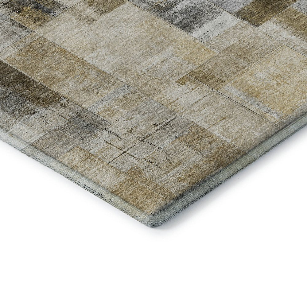 Luxury Washable Indoor/Outdoor Ravenna Granite 8' x 8' Round Rug