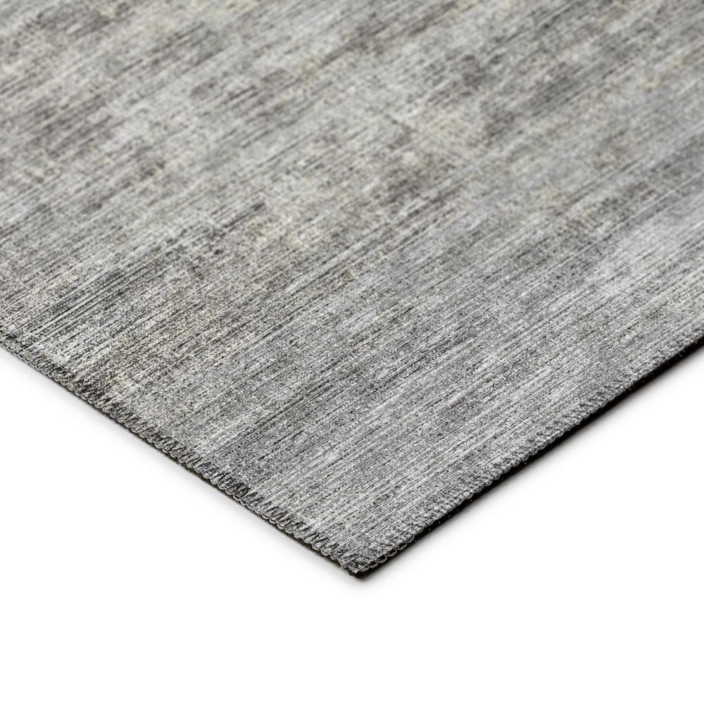 Marston Silver Transitional Striped 5' x 7'6" Area Rug Silver AMA31