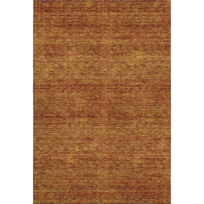 Luxury Washable Indoor/Outdoor Soft Essentials SE1 Orange 10' x 14' Rug