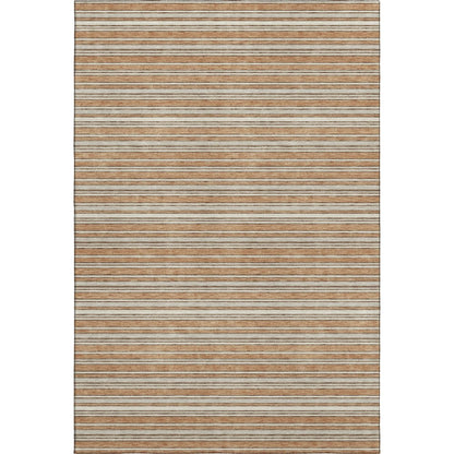 Luxury Washable Indoor/Outdoor Soft Essentials SE2 Orange 10' x 14' Rug