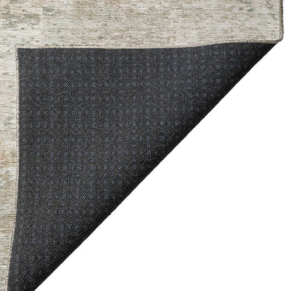 Luxury Washable Indoor/Outdoor Solace Linen 8' x 8' Round Rug
