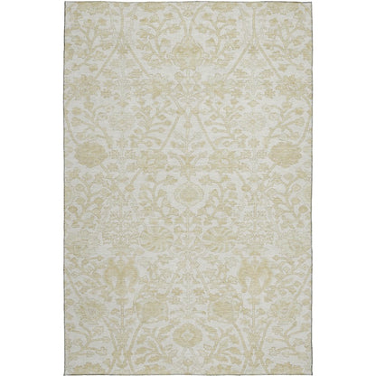 Luxury Washable Indoor/Outdoor Solace Ivory 10' x 14' Rug
