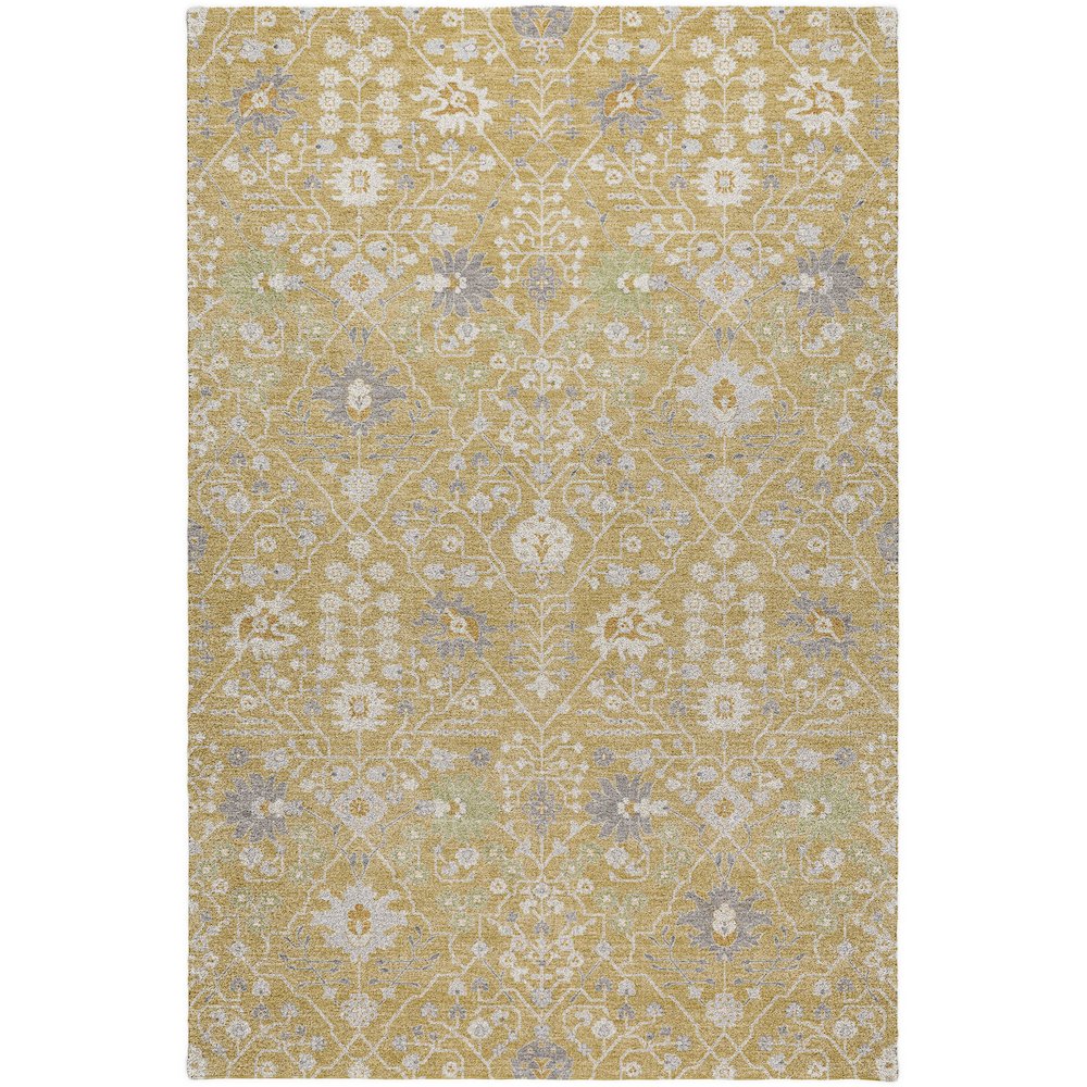 Luxury Washable Indoor/Outdoor Tabrook Gold 10' x 14' Rug
