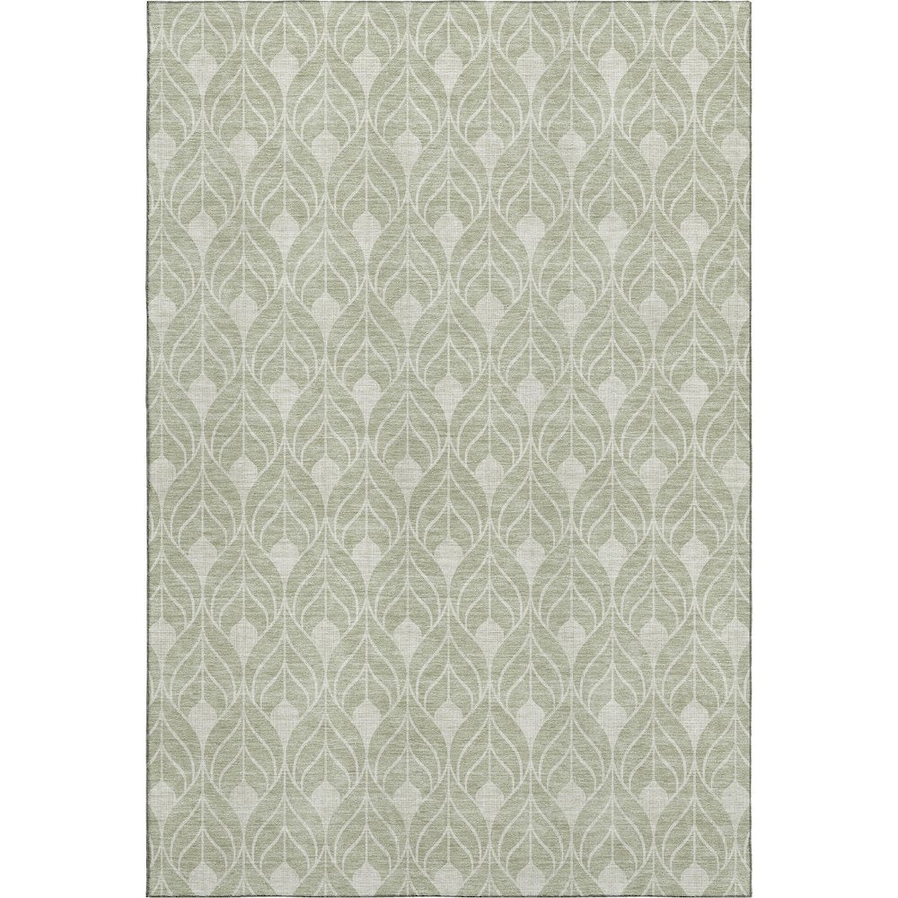 Luxury Washable Indoor/Outdoor The Reserve Celery 10' x 14' Rug