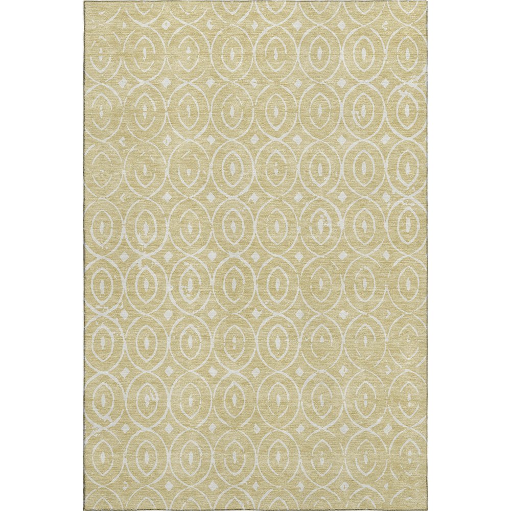 Luxury Washable Indoor/Outdoor The Reserve Wheat 10' x 14' Rug