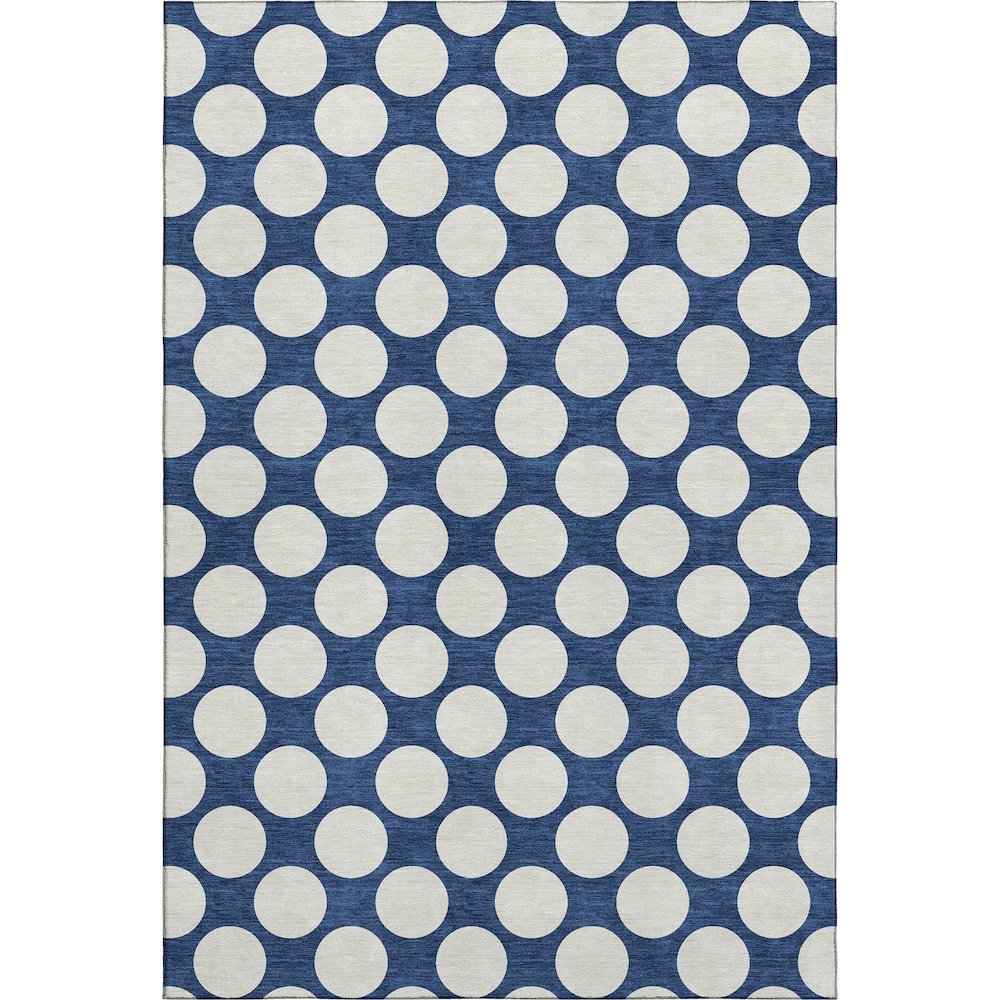Luxury Washable Indoor/Outdoor The Reserve Navy 10' x 14' Rug
