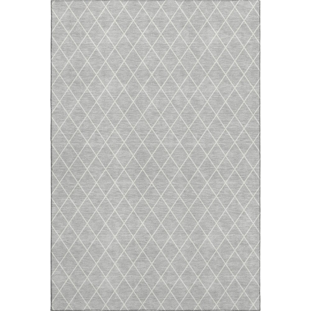 Luxury Washable Indoor/Outdoor The Reserve Silver 10' x 14' Rug