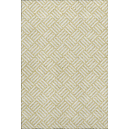 Luxury Washable Indoor/Outdoor The Reserve Wheat 10' x 14' Rug
