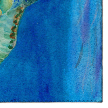 Indoor/Outdoor Harbor HA3 Ocean Washable 8' x 10' Rug