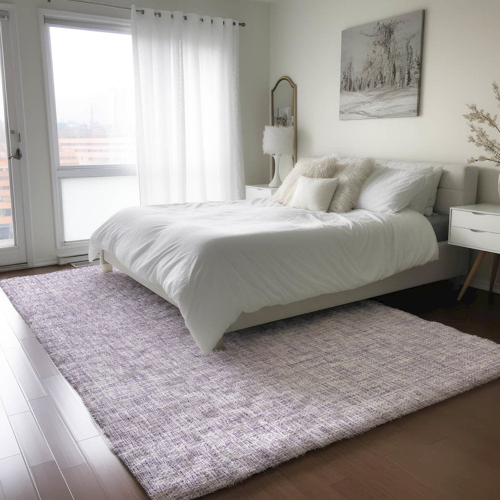 Luxury Washable Voyage VY1 Purple 10' x 14' Rug