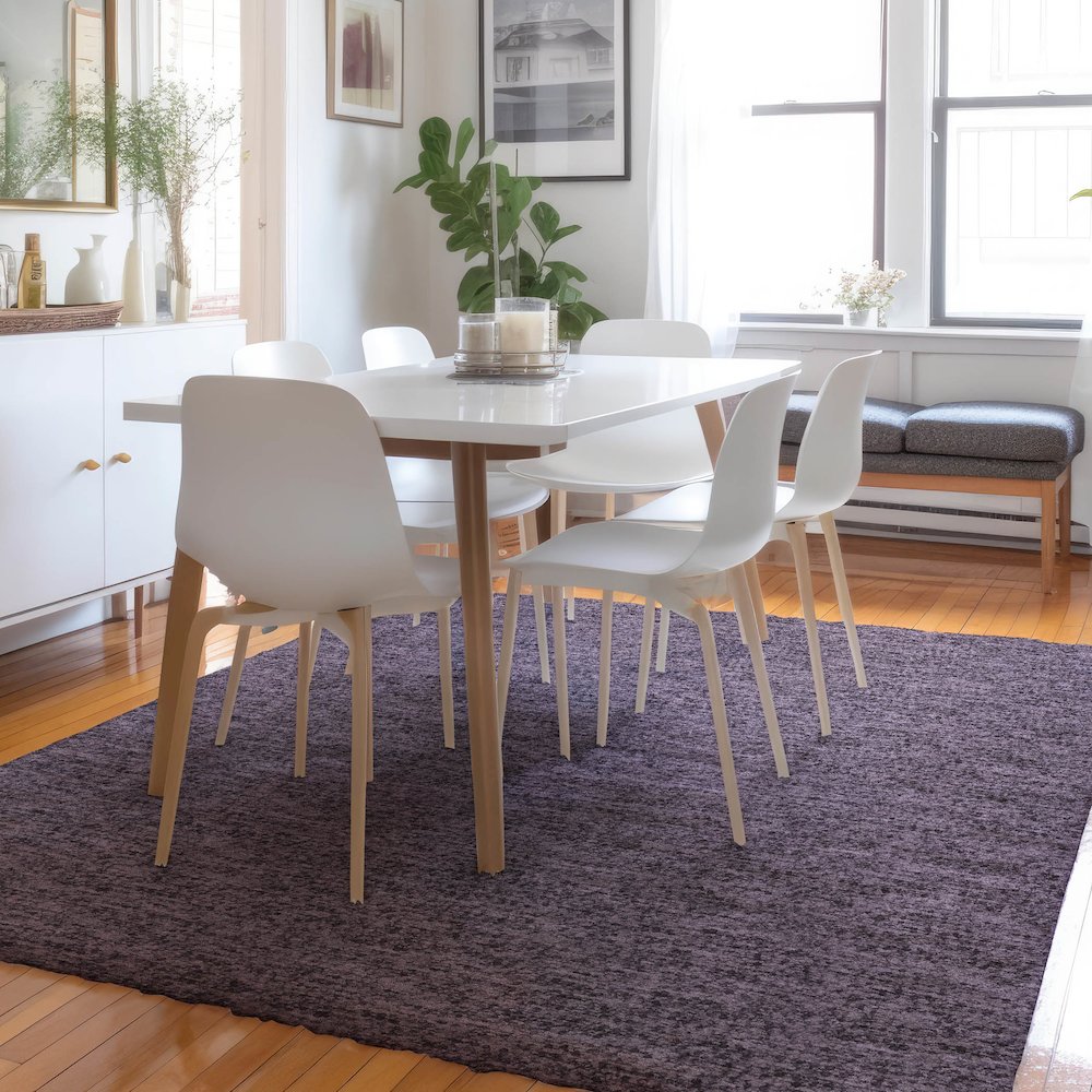 Luxury Washable Voyage VY2 Purple 10' x 14' Rug