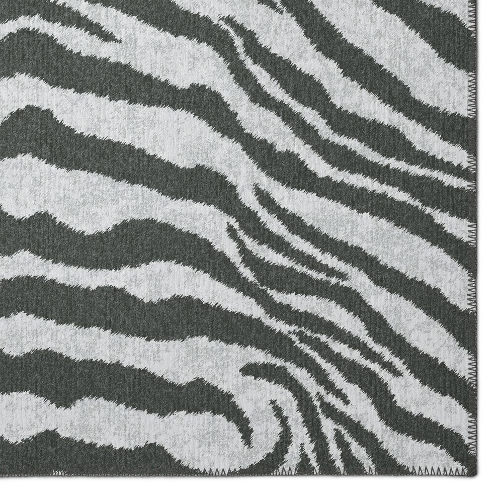 Safari Grey Animal Animal Print 5' x 7'6" Area Rug Grey ASF31