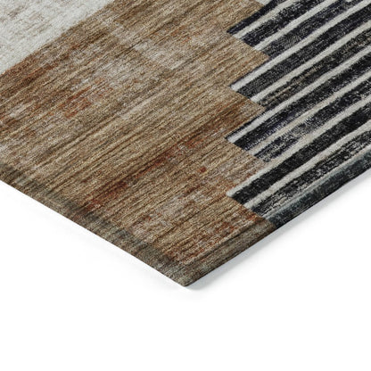 Machine Washable Indoor/Outdoor Chantille Paprika 8' x 10' Rug