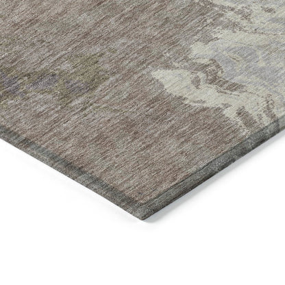 Machine Washable Indoor/Outdoor Chantille Teal 8' x 10' Rug