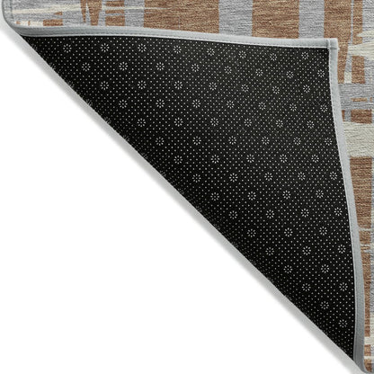 Machine Washable Indoor/Outdoor Chantille Paprika 8' x 10' Rug