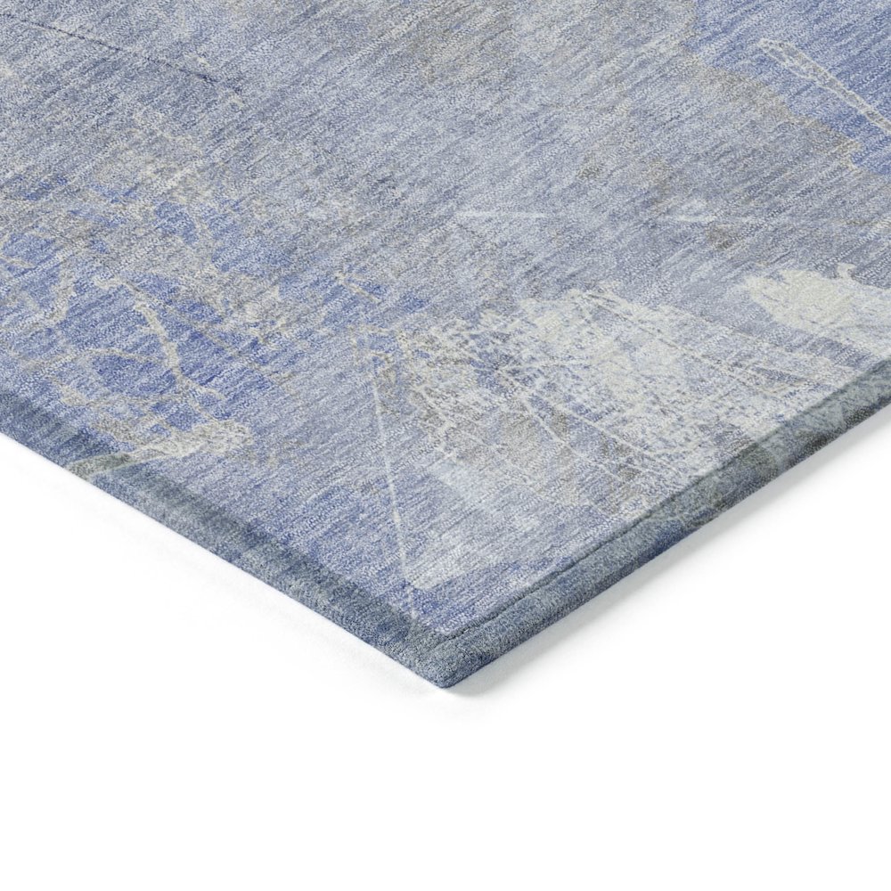 Machine Washable Indoor/Outdoor Chantille Denim 8' x 10' Rug