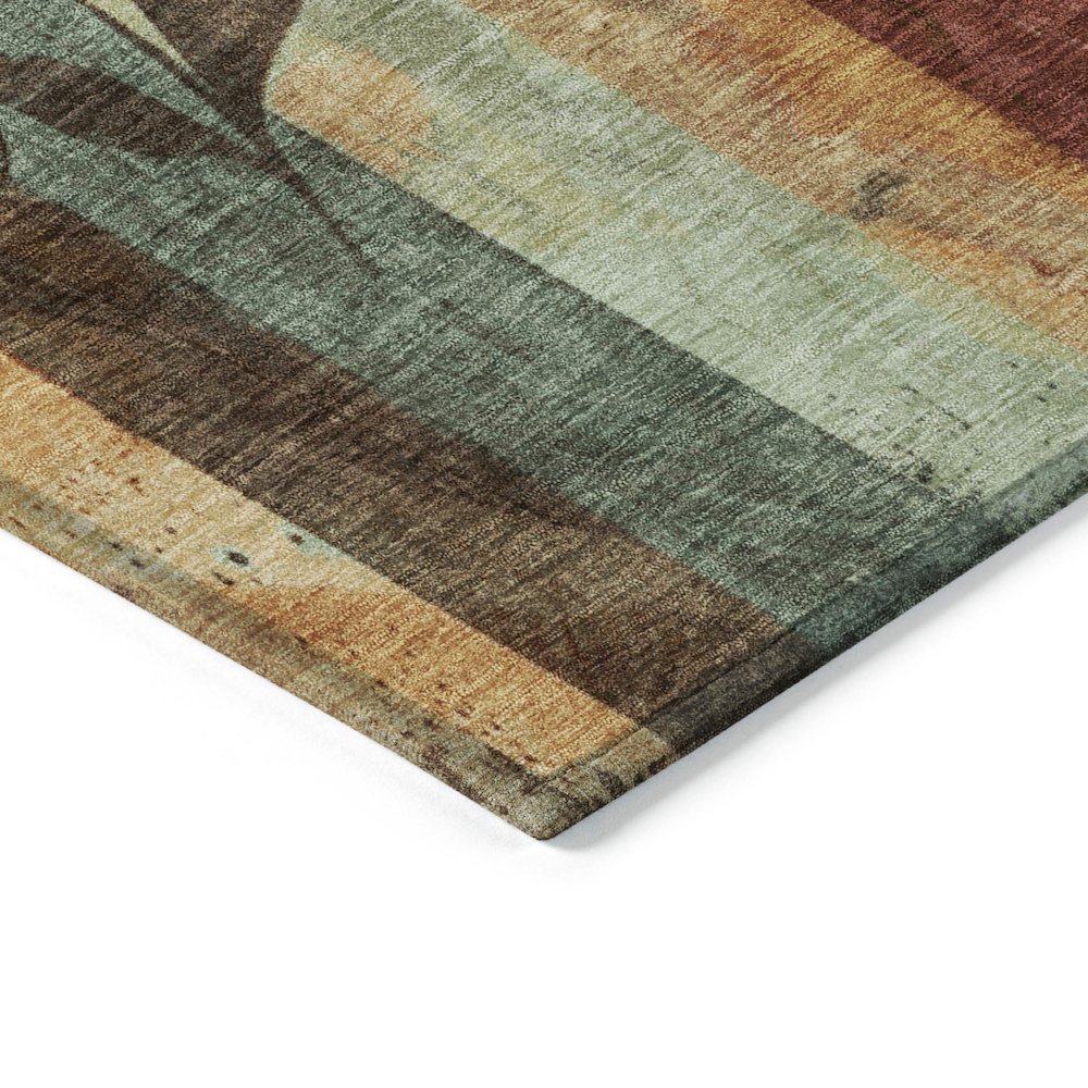 Machine Washable Indoor/Outdoor Chantille Wheat 8' x 10' Rug