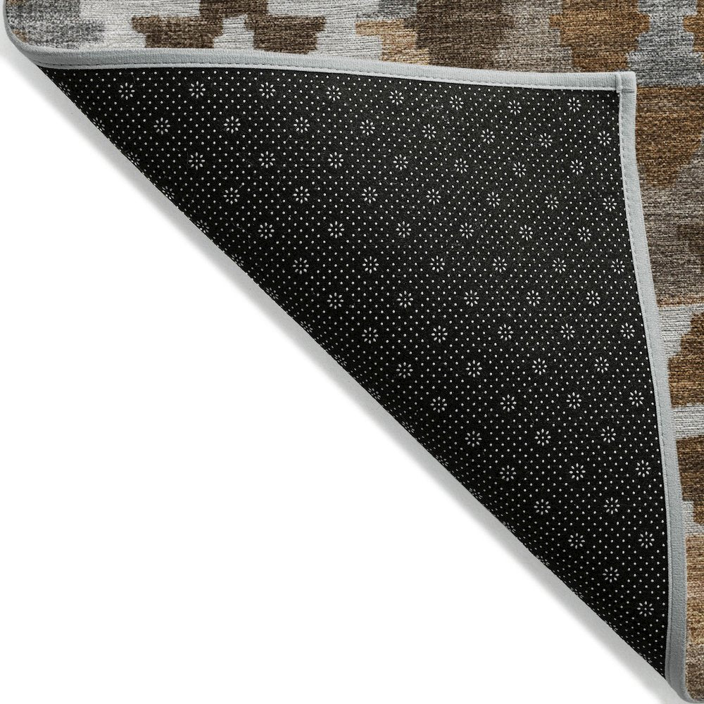 Machine Washable Indoor/Outdoor Chantille Copper 8' x 10' Rug