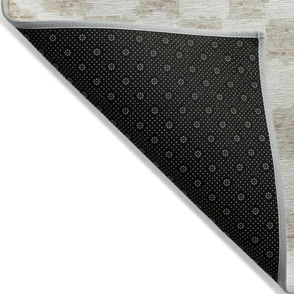 Machine Washable Indoor/Outdoor Chantille Beige 8' x 10' Rug