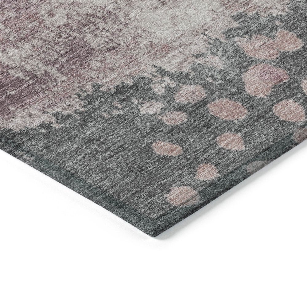 Machine Washable Indoor/Outdoor Chantille Blush 8' x 10' Rug