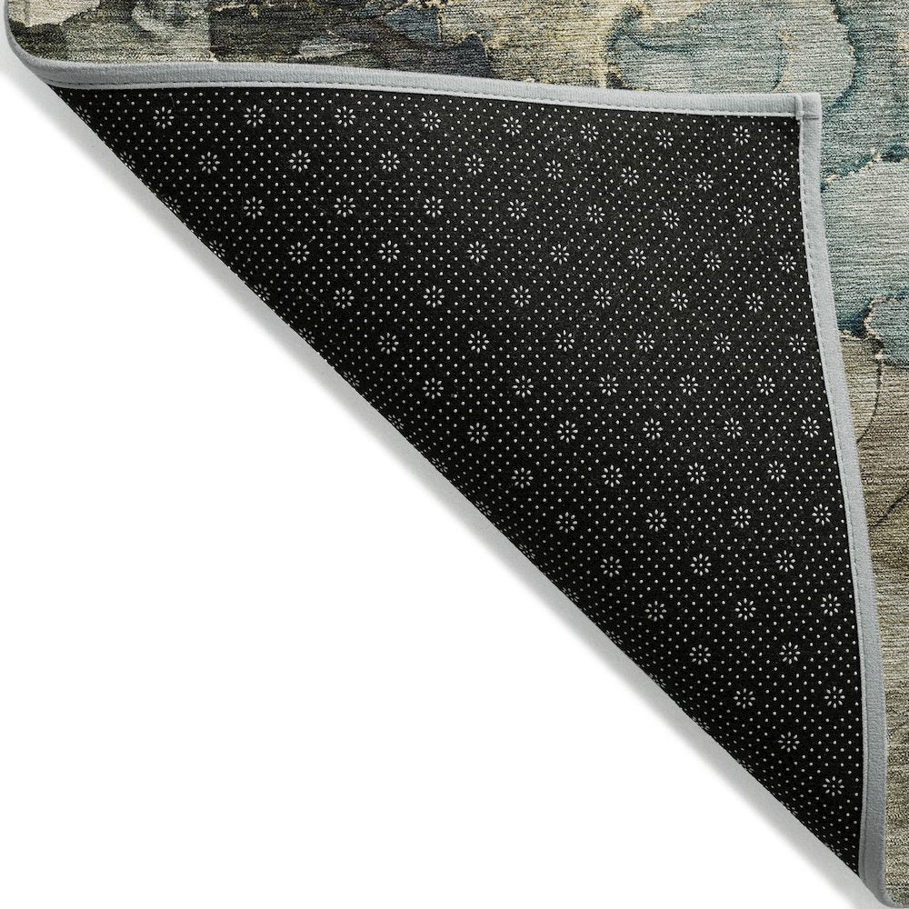 Machine Washable Indoor/Outdoor Chantille ACN2018 Brown 8' x 10' Rug