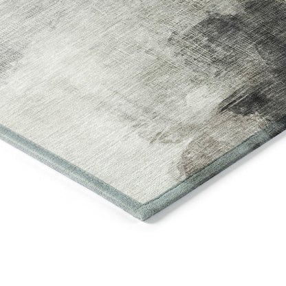 Machine Washable Indoor/Outdoor Chantille ACN2043 Brown 8' x 10' Rug