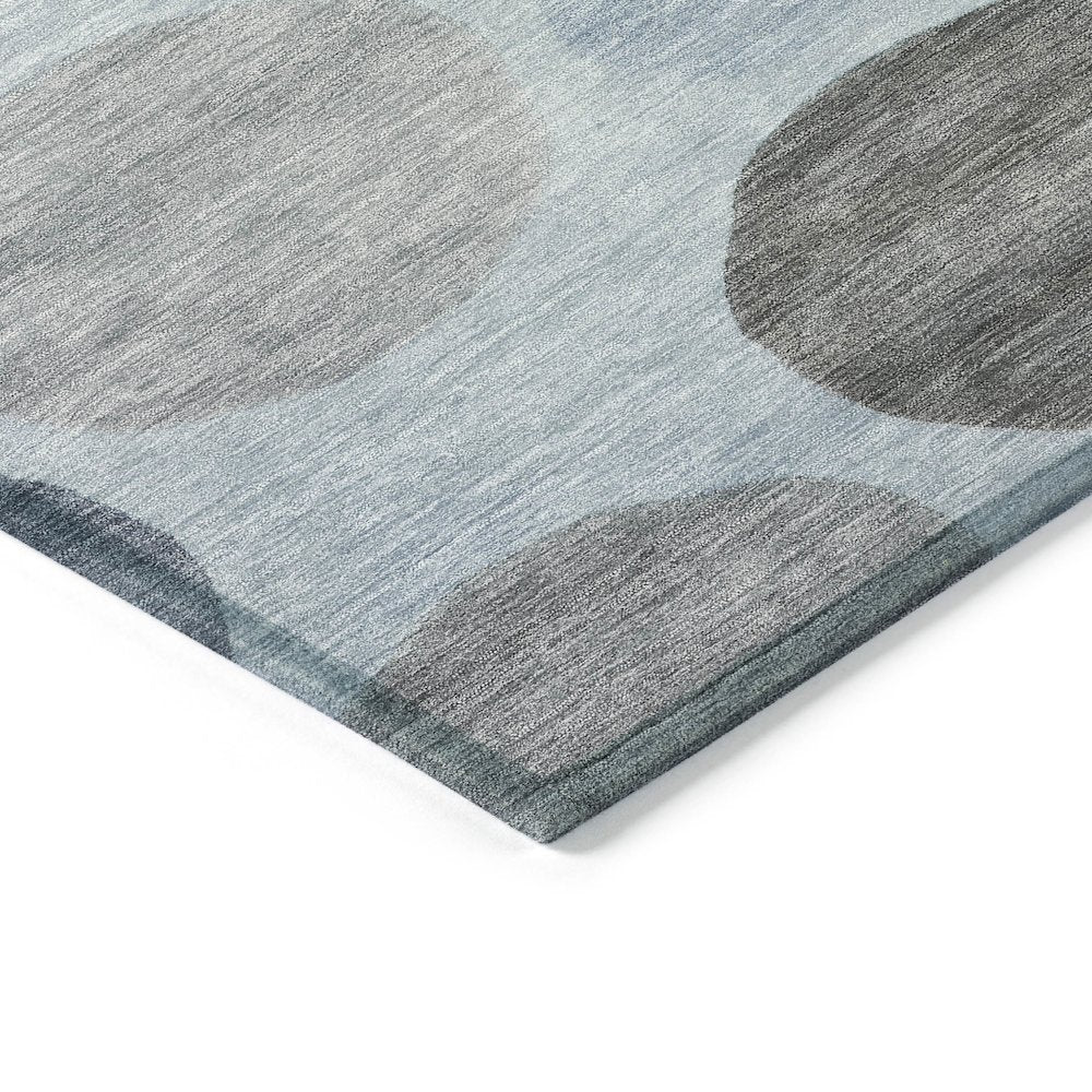 Machine Washable Indoor/Outdoor Chantille ACN2062 Blue 8' x 10' Rug