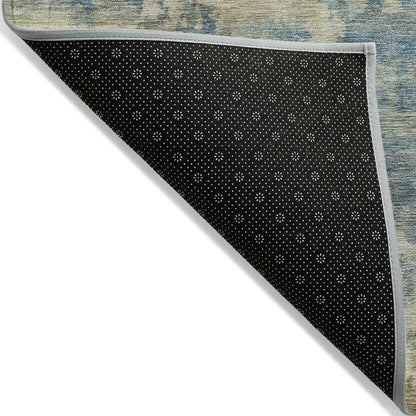 Machine Washable Indoor/Outdoor Chantille ACN2066 Blue 8' x 10' Rug