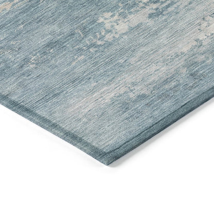Machine Washable Indoor/Outdoor Chantille ACN2071 Sky 8' x 10' Rug
