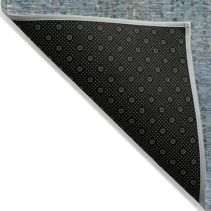 Machine Washable Indoor/Outdoor Chantille ACN2088 Blue 8' x 10' Rug