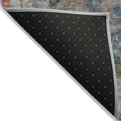 Machine Washable Indoor/Outdoor Chantille ACN2100 Teal 8' x 10' Rug