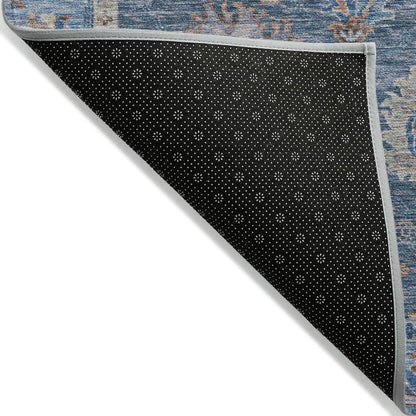 Machine Washable Indoor/Outdoor Chantille ACN2104 Blue 8' x 10' Rug