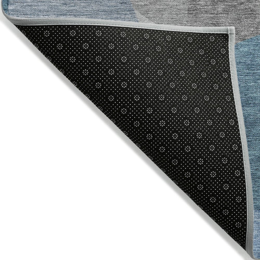 Machine Washable Indoor/Outdoor Chantille ACN2121 Denim 8' x 10' Rug