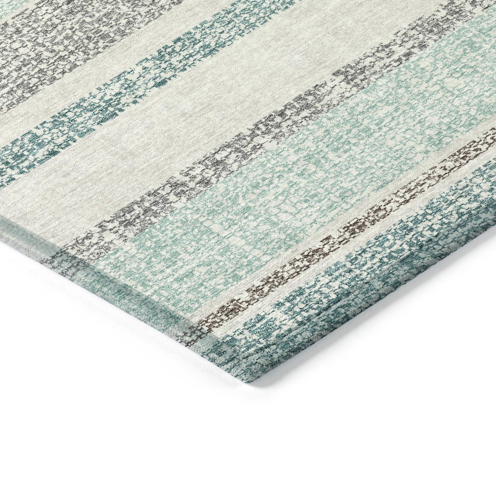 Machine Washable Indoor/Outdoor Chantille ACN2122 Teal 8' x 10' Rug