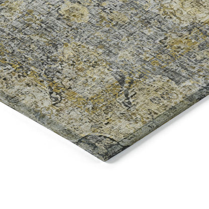 Machine Washable Indoor/Outdoor Chantille ACN2136 Pewter 8' x 10' Rug