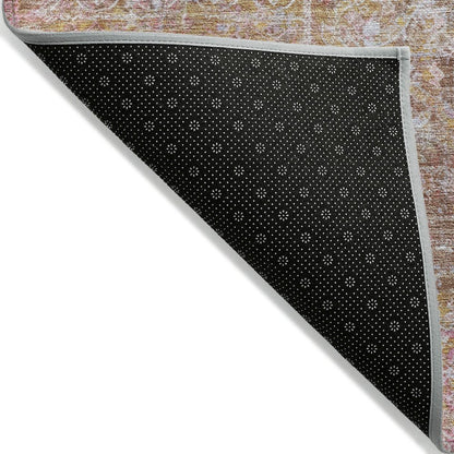 Machine Washable Indoor/Outdoor Chantille ACN2140 Blush 8' x 10' Rug