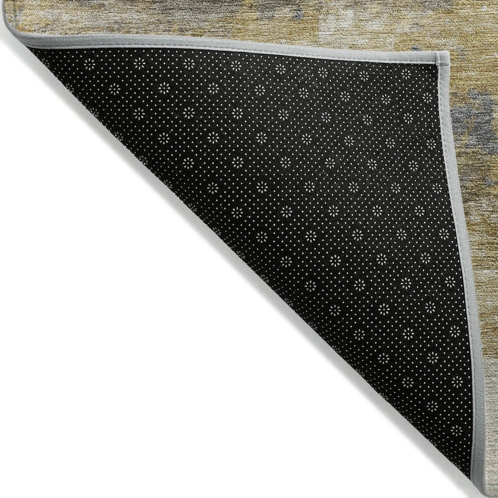 Machine Washable Indoor/Outdoor Chantille ACN2144 Brown 8' x 10' Rug