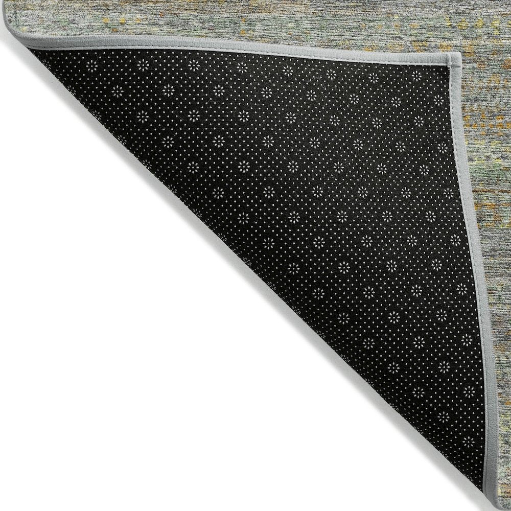 Machine Washable Indoor/Outdoor Chantille ACN2148 Gray 8' x 10' Rug