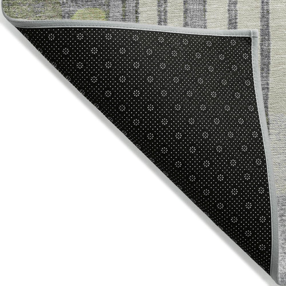 Machine Washable Indoor/Outdoor Chantille ACN2189 Olive 8' x 10' Rug