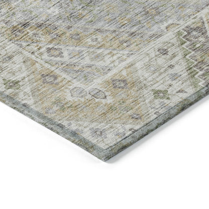 Machine Washable Indoor/Outdoor Chantille ACN2195 Ivory 8' x 10' Rug