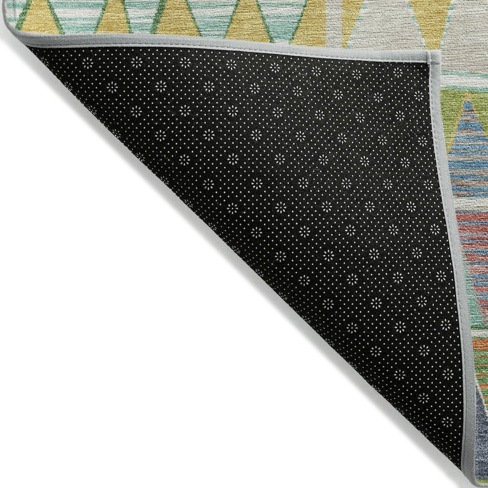 Machine Washable Indoor/Outdoor Chantille ACN2205 Beige 8' x 10' Rug