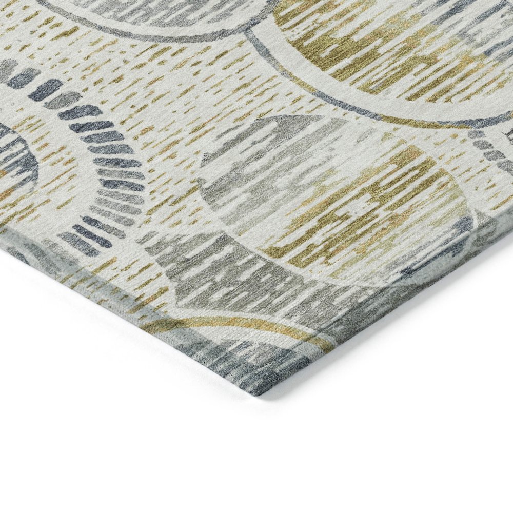 Machine Washable Indoor/Outdoor Chantille ACN2206 Ivory 8' x 10' Rug